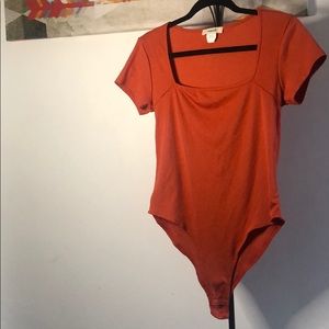 Burnt orange Leotard